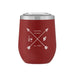 Stemless Stainless Steel Powder Coated Wine Cup Sonoma Arrows - Mercantile 12