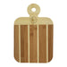 Striped Bamboo Paddle Cheese Board - Mercantile 12