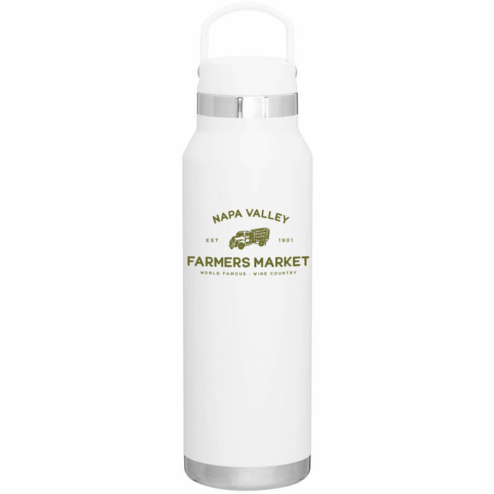 Stainless Steel Water Bottle Customize Calligraphy Map Design - Mercantile 12