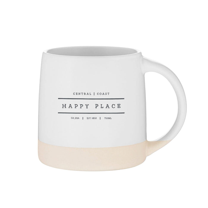 Modern Clay Mug Central Coast Happy Place - Mercantile 12