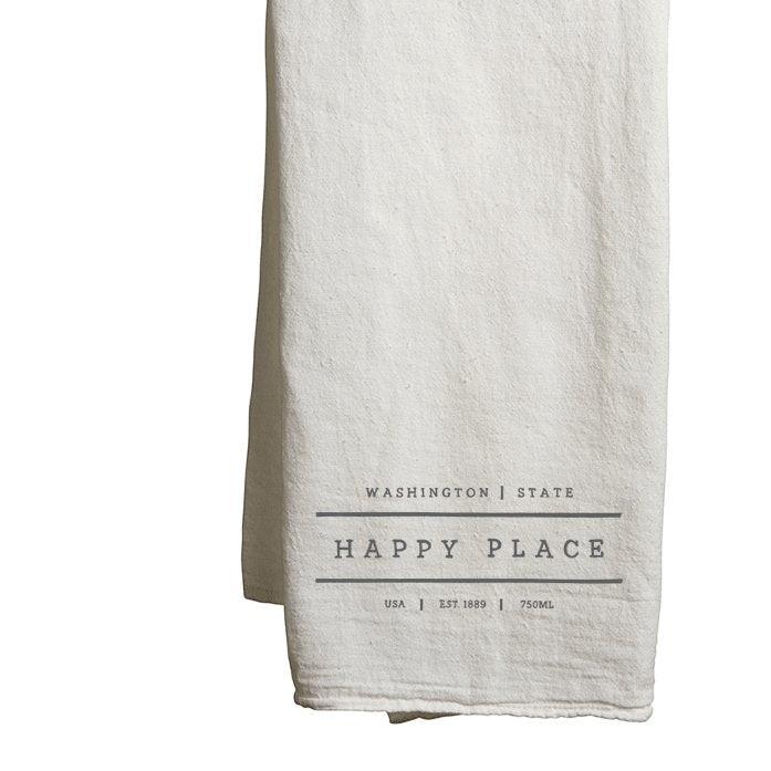 Tea Towel Washington Happy Place - Mercantile 12