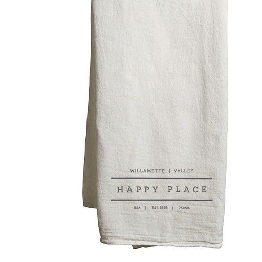 Tea Towel Willamette Happy Place - Mercantile 12