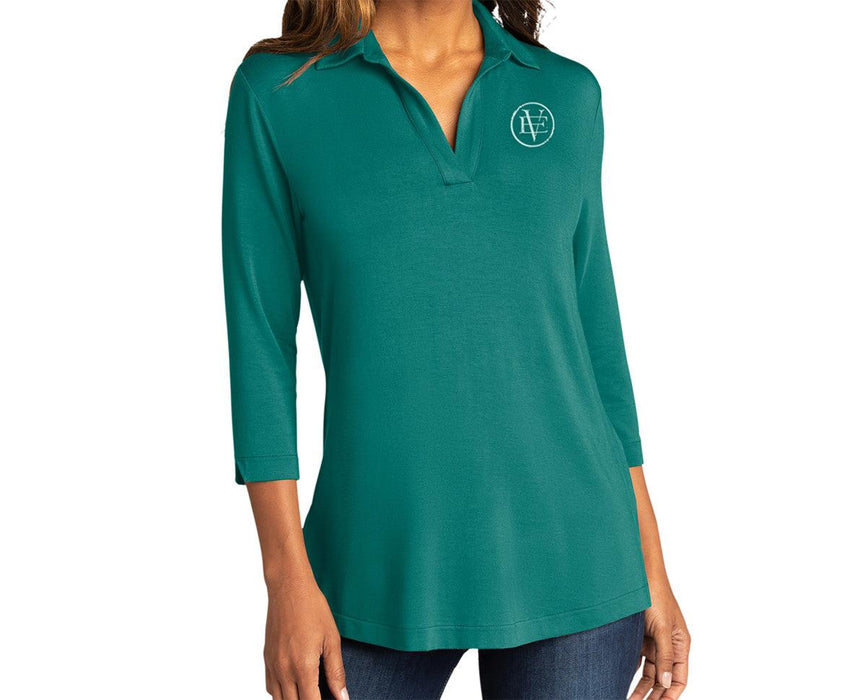 Ladies Luxe Knit Tunic 3/4 Sleeve - Mercantile 12