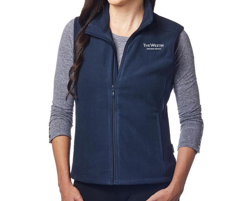 Micro Fleece 10 Oz Polyester Plush Vest Ladies - Mercantile 12