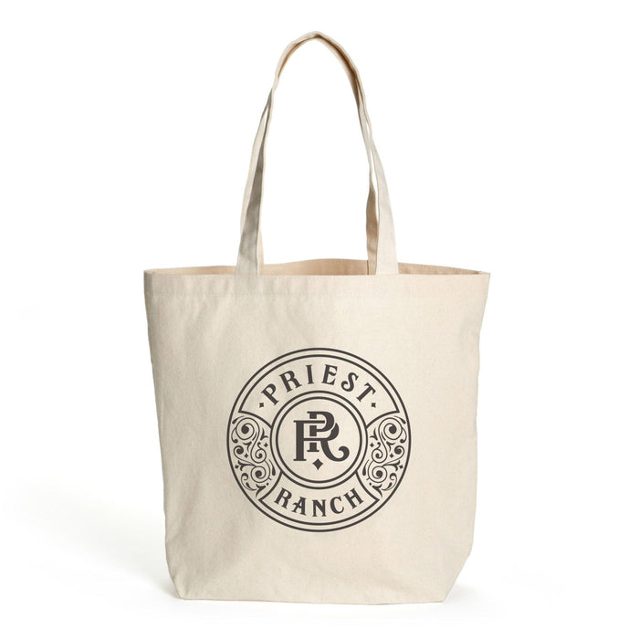 10 Oz. Natural Canvas Market Tote Customized with your Brand or Logo - Mercantile 12
