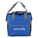Heathered Insulated Zipper Cooler Bag Blue - Mercantile 12