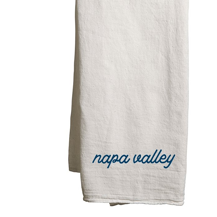 Tea Towel Napa Valley Simple Script - Mercantile 12