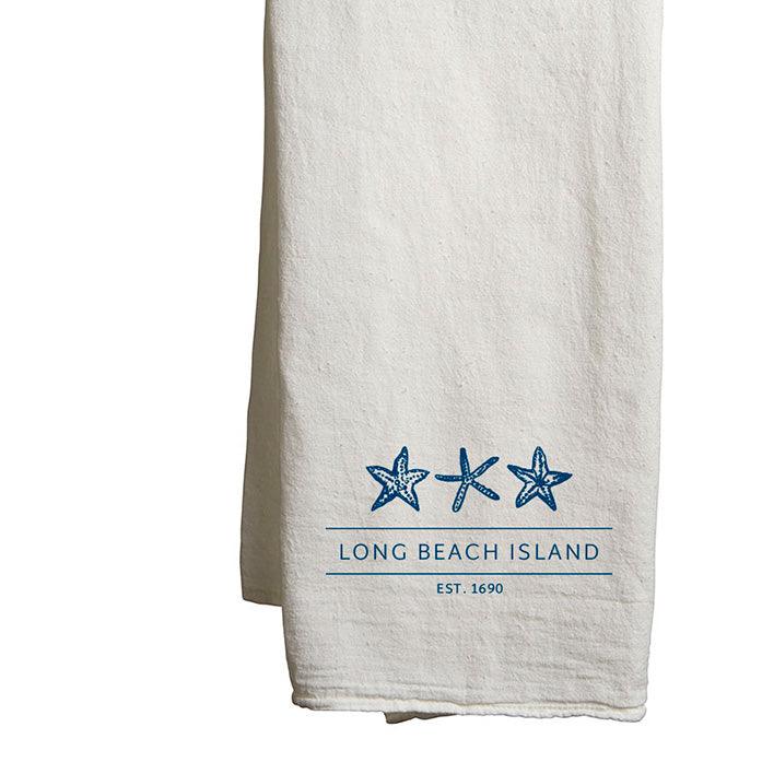 Tea Towels Starfish Navy - Mercantile 12
