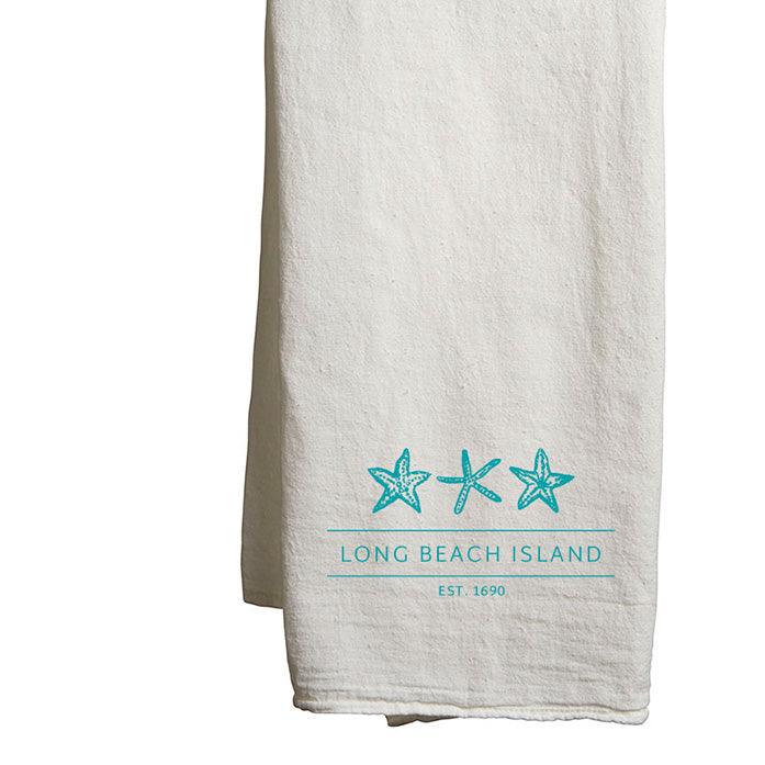 Tea Towels Starfish Teal - Mercantile 12