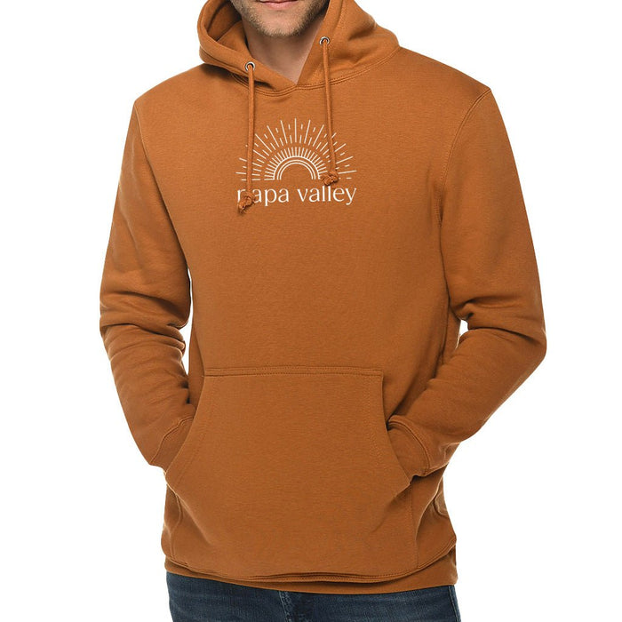 Lane Seven Unisex 10 Oz Heavyweight Pullover Hoodie 3 Panel Hood Printed with a Customizable SUNSHINE COLLECTION Design