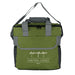 Heathered Insulated Zipper Cooler Bag Green - Mercantile 12