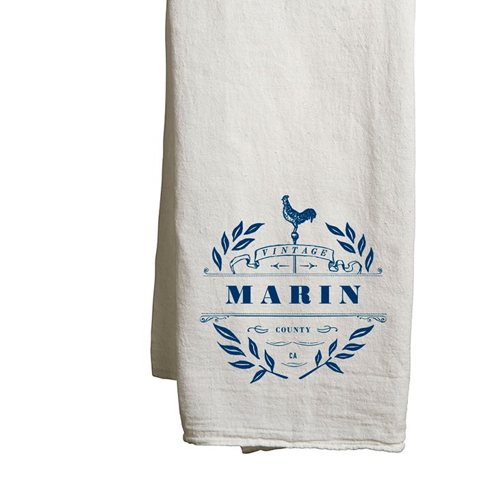 Tea Towel Marin Vintage - Mercantile 12