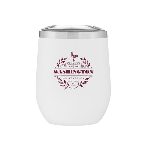 Stemless Stainless Steel Powder Coated Wine Cup Washington Vintage - Mercantile 12