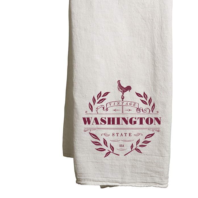 Tea Towel Washington Vintage - Mercantile 12